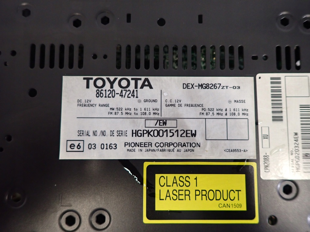 фото №5, Toyota prius ii 03-08 радіо cd радіопрогравач