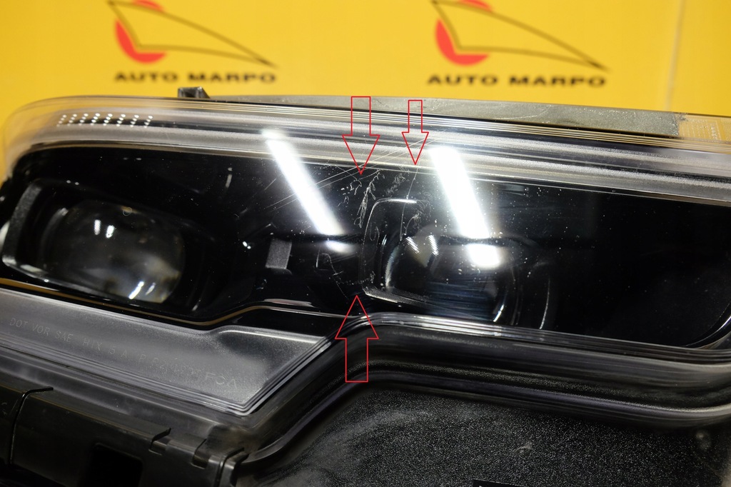 фото №6, Dodge ram 1500 premium black 2019- фара лампа full led r usa