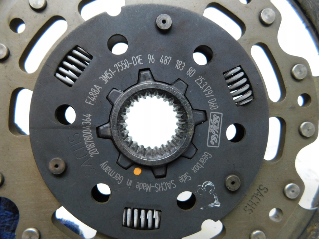 фото №7, Зчеплення колесо двомасовий - volvo c30 s40 ii v50 1.6d 109km 3m51-6477-cg