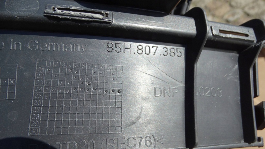 фото №6, Напрямна бампера задня 85h807385 audi q6 e-tron