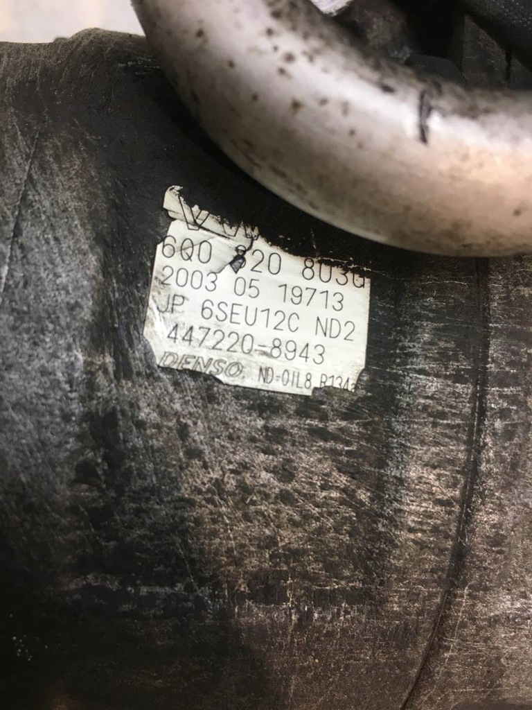 фото №5, Компрессор кондиционера skoda fabia i 1.2 6q0820803q