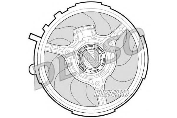 фото №1, Denso вентилятор радиатора с корпус fiat stilo