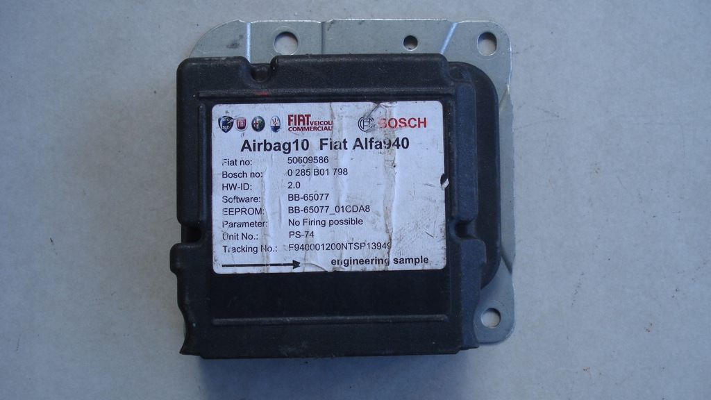 фото №1, Датчик подушка безопасности 50509586 alfa romeo 2.0jtdm