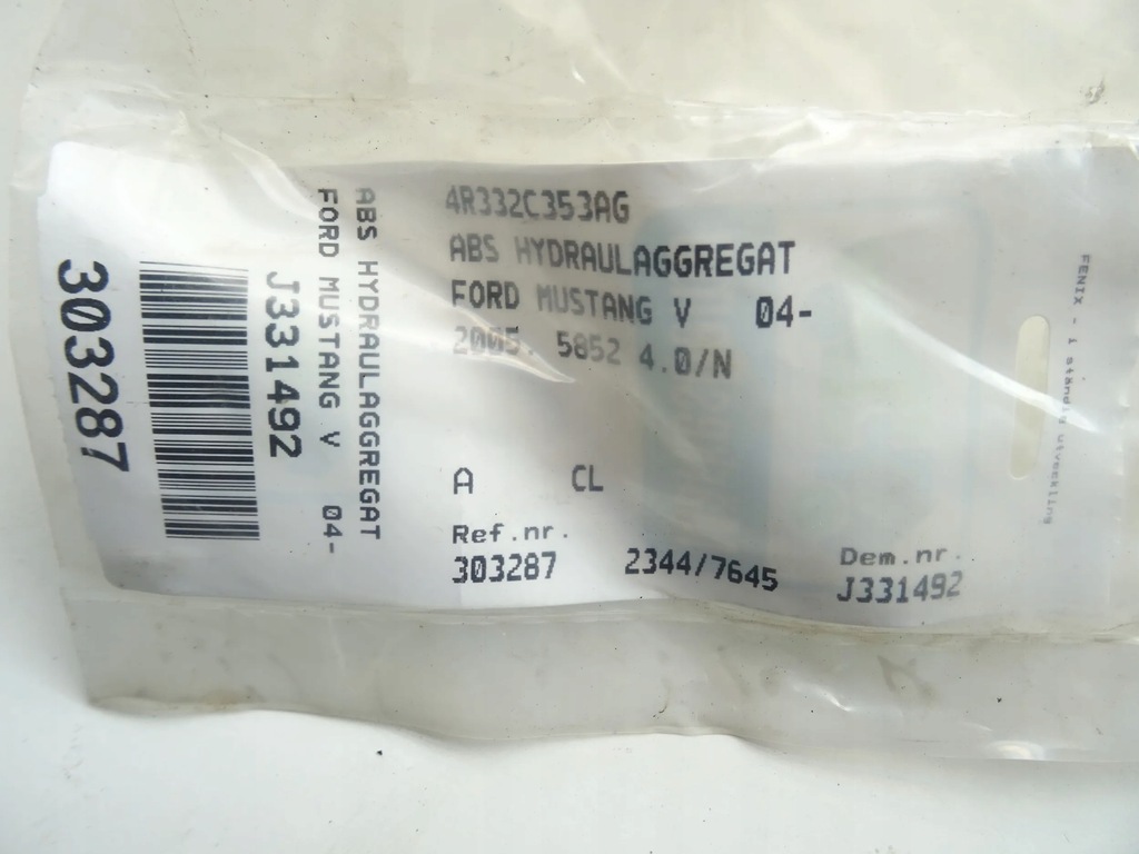 фото №7, Ford mustang v насос abs 4r33-2c353-ag