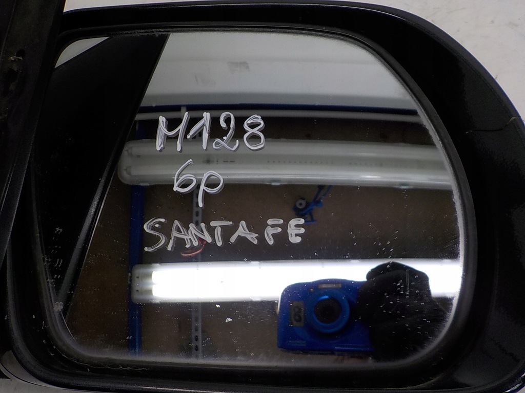 фото №15, M128 hyundai santa fe ii lift зеркало наружное правое 6 pin