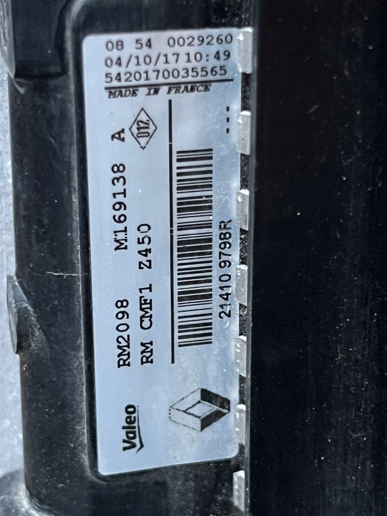 фото №14, Renault scenic iv 4 перед капот бампер лампи крила pas радіатор