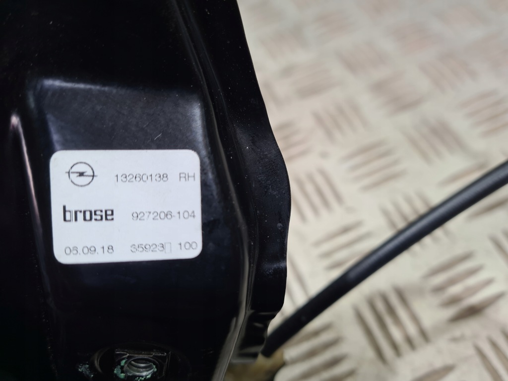 фото №5, Подъемник механизм стекло правый передний перед opel zafira c