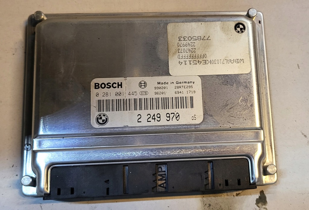 фото №1, Bmw e46 320d блок управления двигателя 0281001445