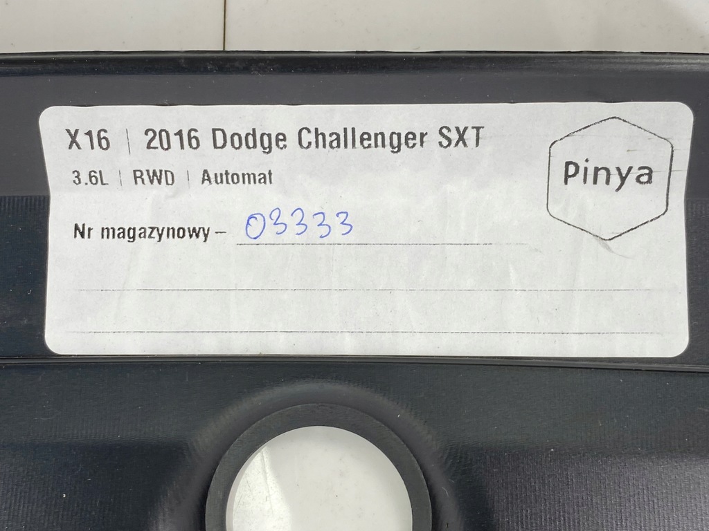 фото №8, Жабо внутреннее приборная панель dodge challenger 2015+ usa