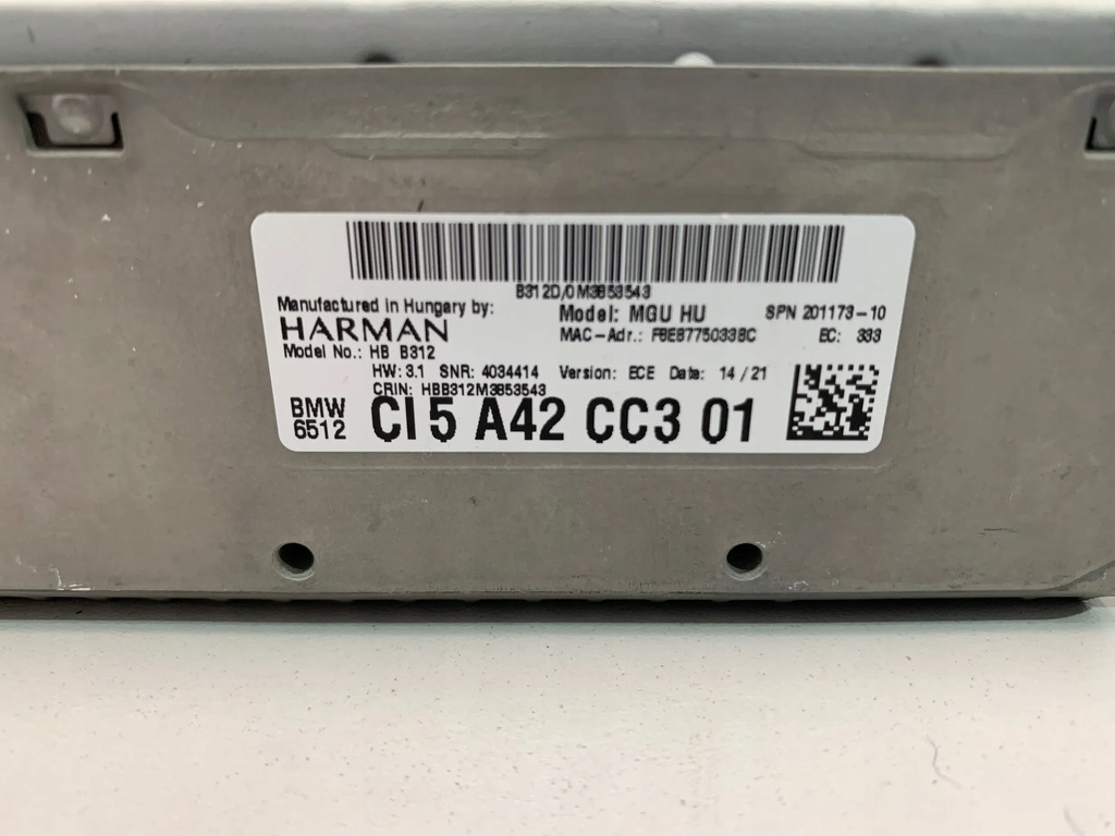 фото №8, Bmw x3 g01 x4 g02 радіо блок навігації mgu 5a42cc3