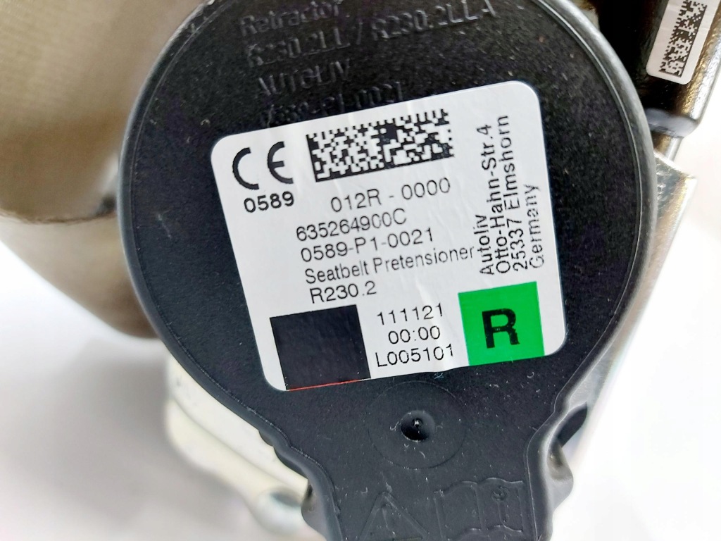 Купить Volvo xc60 ii 21r. ремень безопасности правый перед подушка безопасности оригинал 32149083