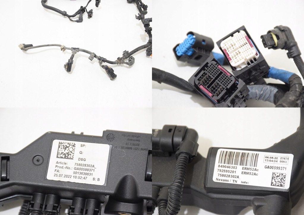 фото №13, Bmw g20 320d g22 420d b47d xd5o b47d20b жгут трубопровод электропроводка двигателя