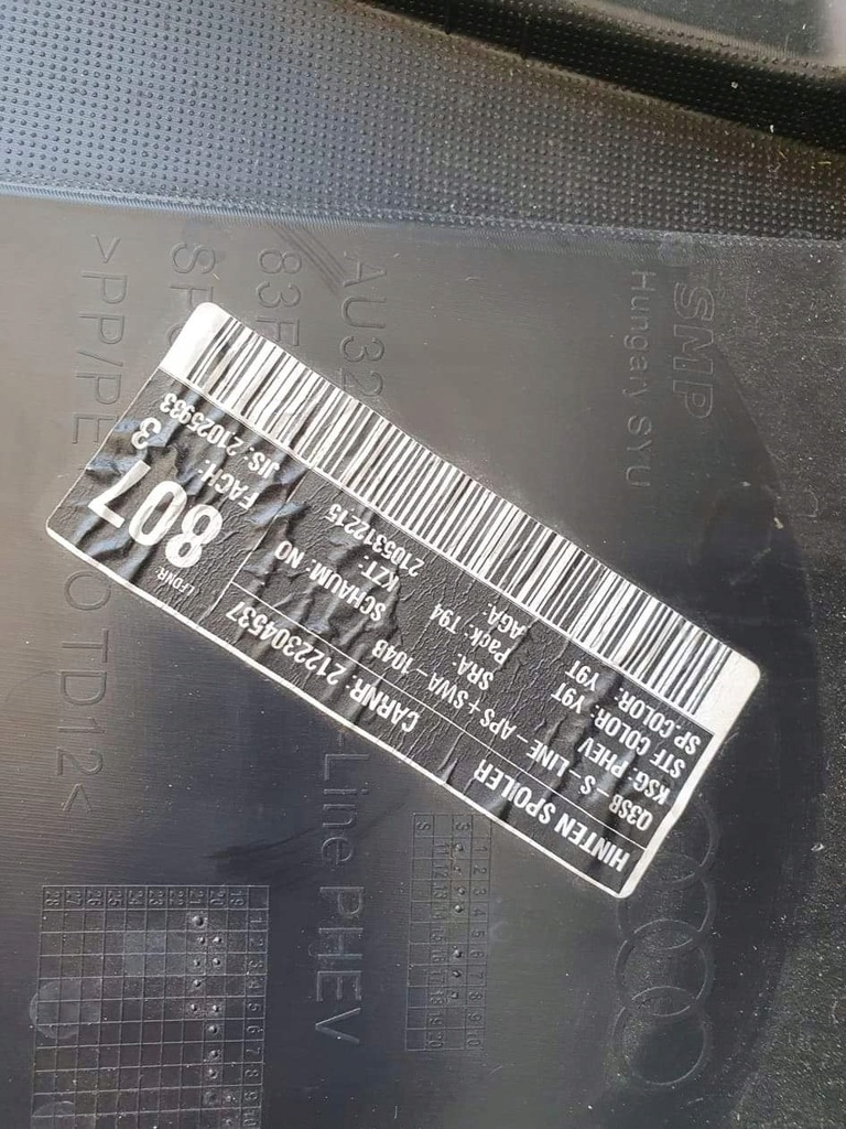 фото №9, Audi q3 sportback бампер задняя 83f807385 оригинал