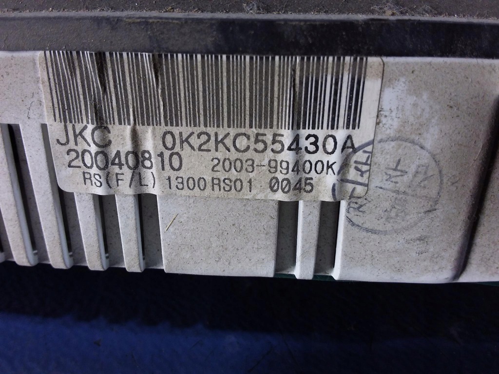 фото №4, Kia carens ii 2.0crdi счетчик приборы 0k2kc55430a