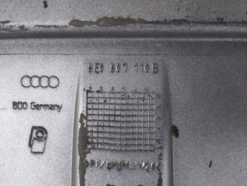 фото №9, Спойлер дифузор dół бампера перед audi a4 b6 s-line 8e 8e0