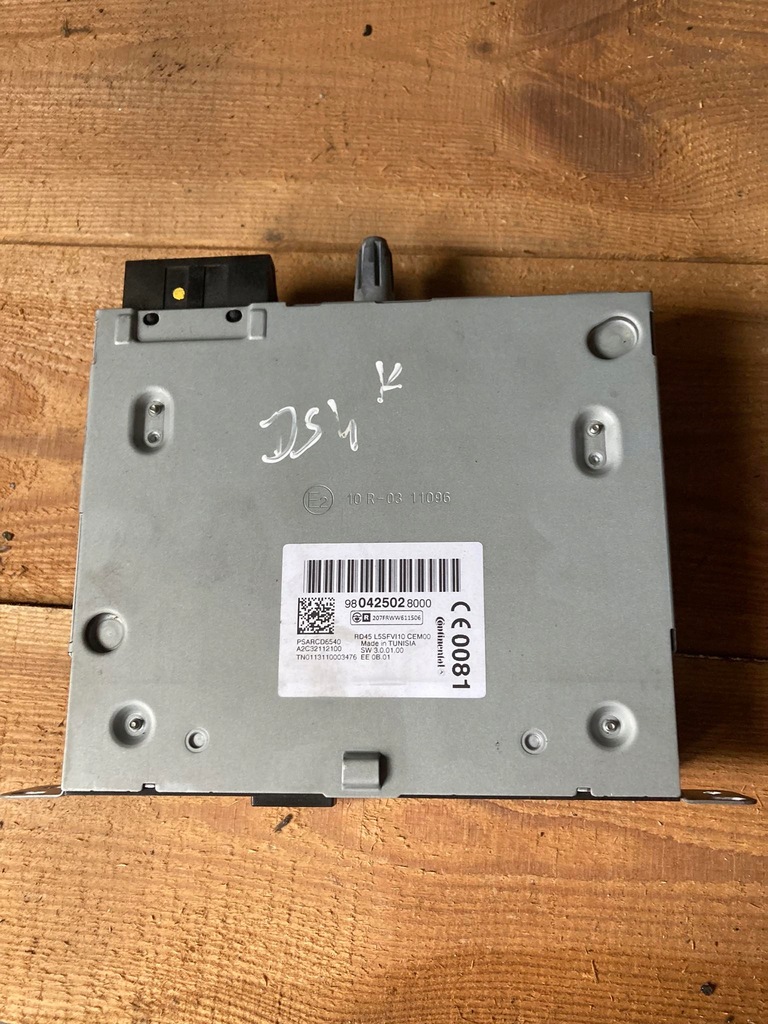 фото №1, Радіо заводський citroen ds4 9804250280