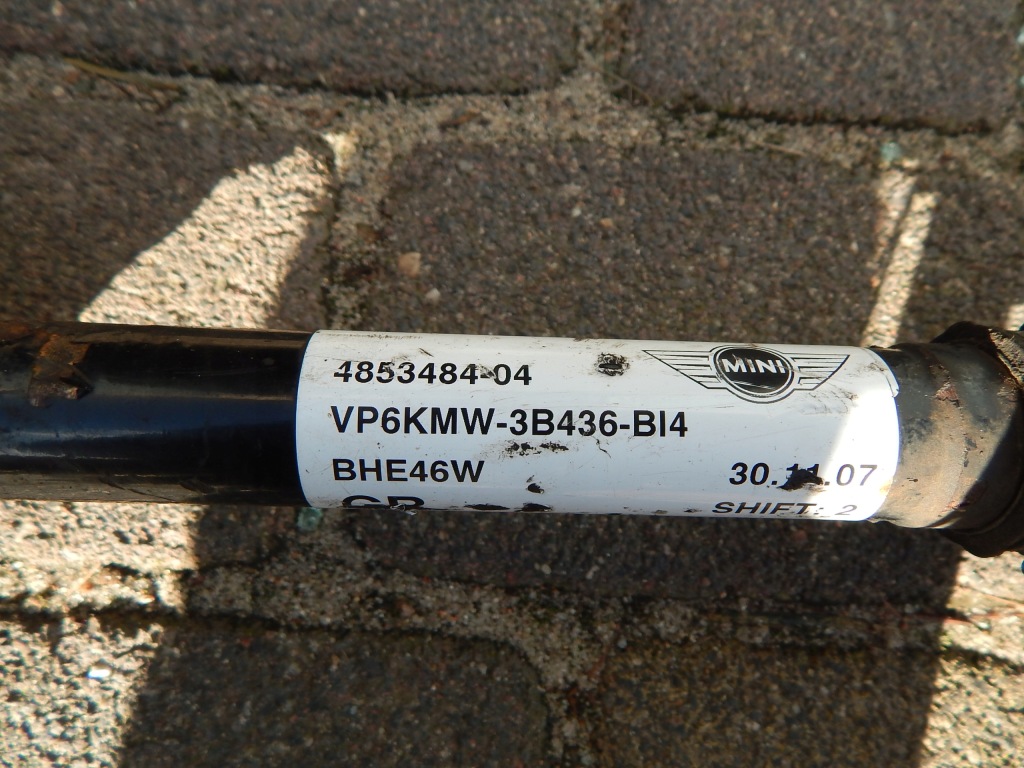 фото №2, Привідний вал права mini r56 1.6t 7596060