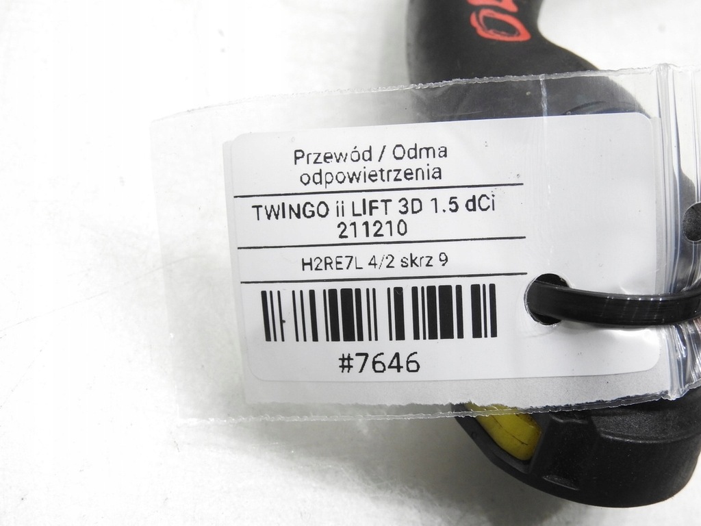 фото №7, Шланг вентиляция картера renault twingo ii 1.5 dci