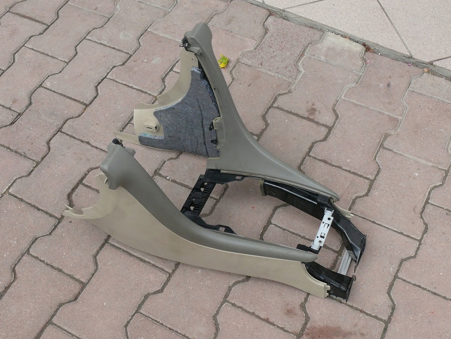 фото №1, Рамка радио домкрата туннель средний 2 din beż audi a6 c5 lift eu