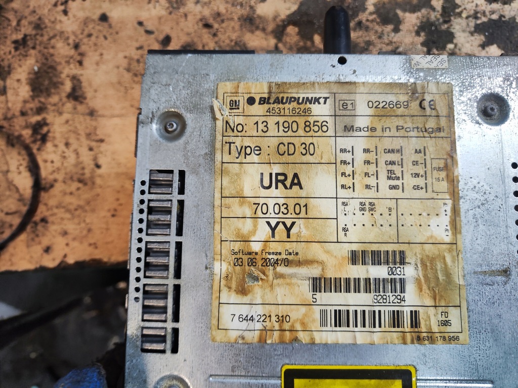 фото №2, Opel astra h радио cd заводской