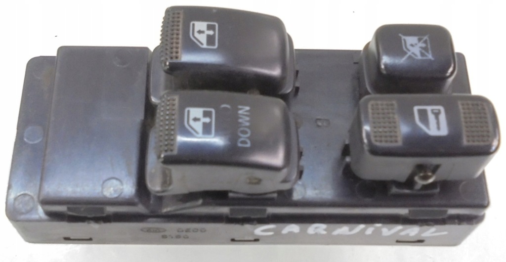 фото №1, Kia carnival i lift 02 r панель переключатель стекло eu