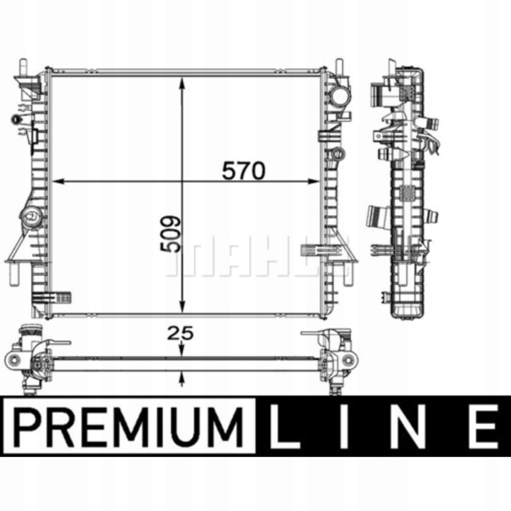 фото №1, Радіатор wody jaguar f-type xk ii 09-14