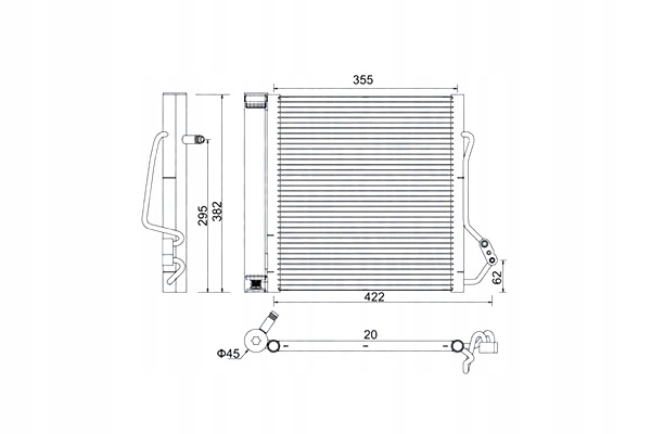 фото №2, Конденсатор smart cabrio 4500.6 450.432 magneti marelli
