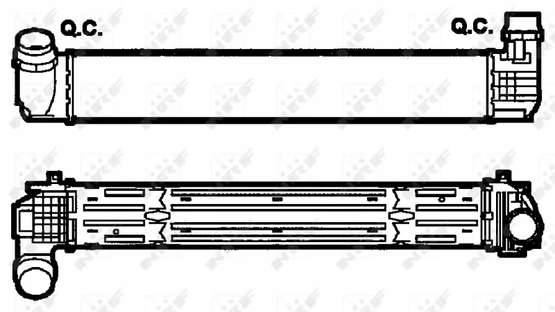 30287/nrf интеркулер renault grand scenic 09-, в Украине