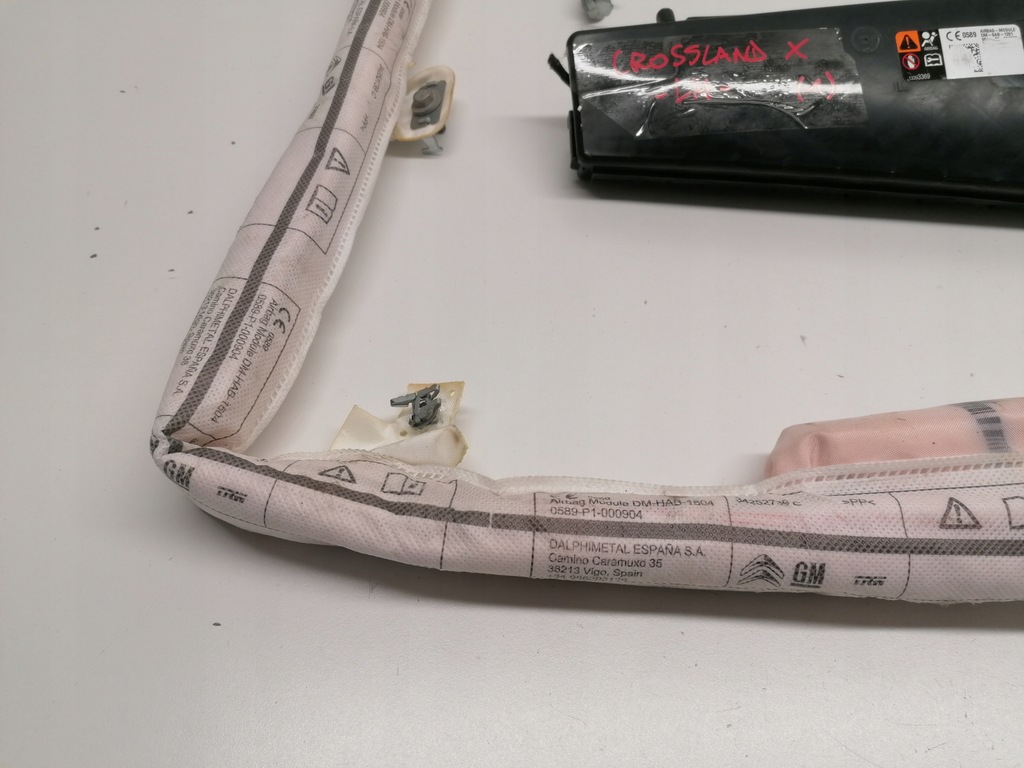 фото №5, Opel crossland x шторка безопасности левая подушка сиденье подушка безопасности оригинал 2017-