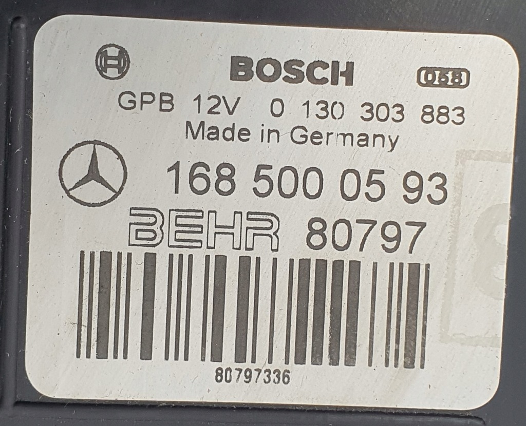 фото №6, Вентилятор радиатора mercedes vaneo w414 1.6