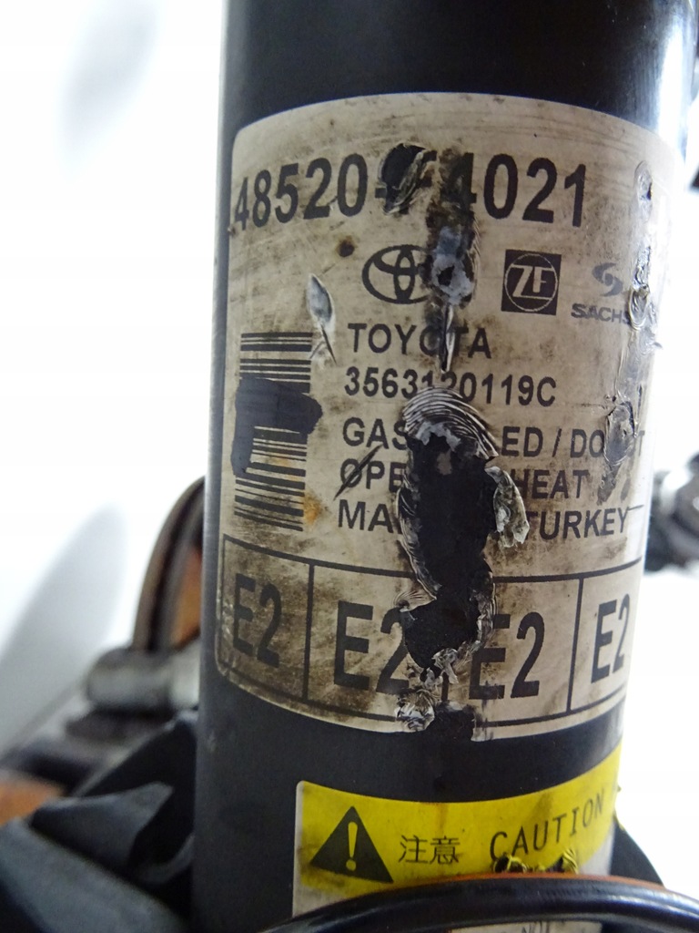 фото №13, Toyota c-hr chr 1.8 гібрид амортизатор поворотний кулак ліва 48520-f4021