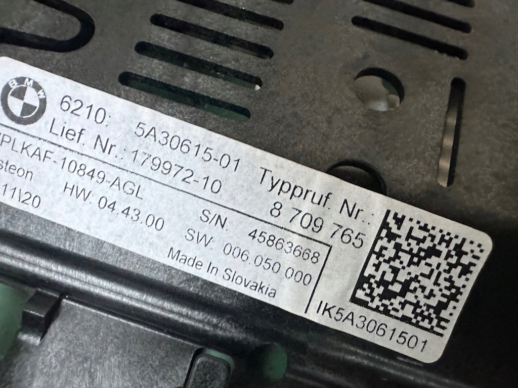 фото №4, Счетчик bmw 5 g30 5a30615