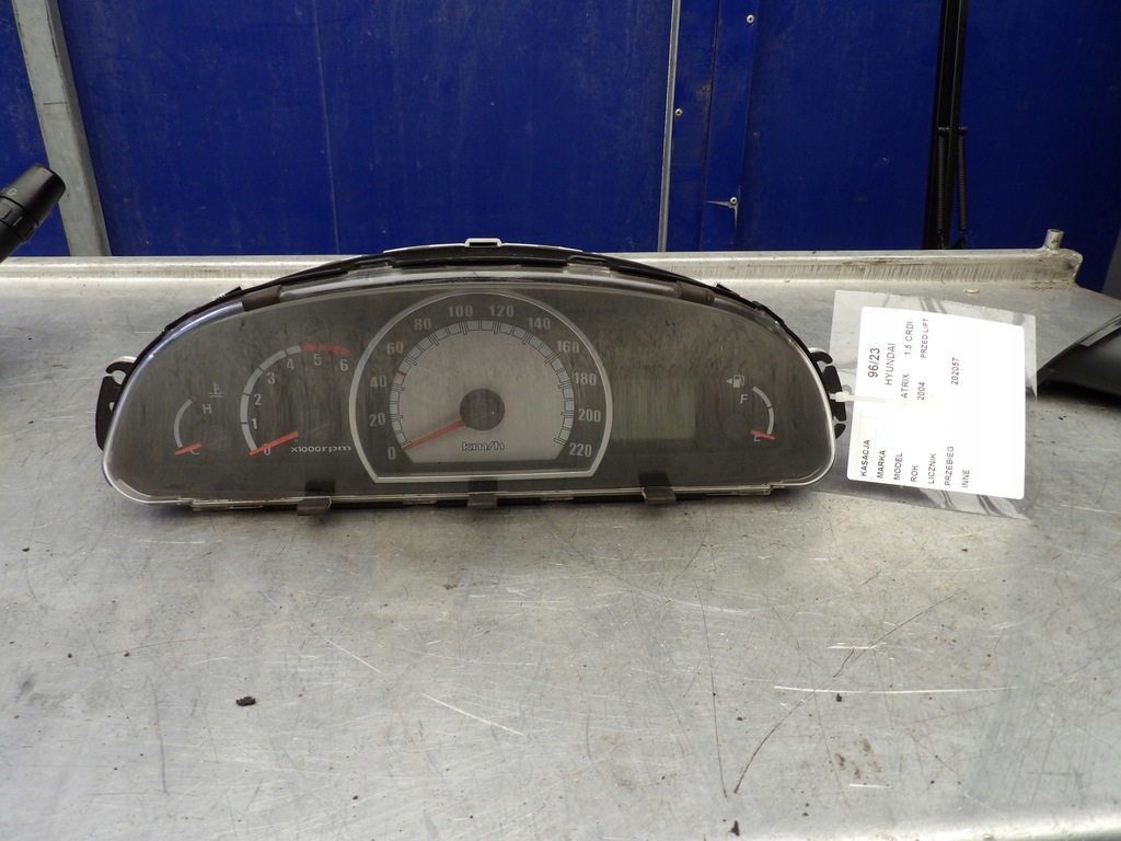 фото №1, Прилади, прилади hyundai matrix 1,5crdi