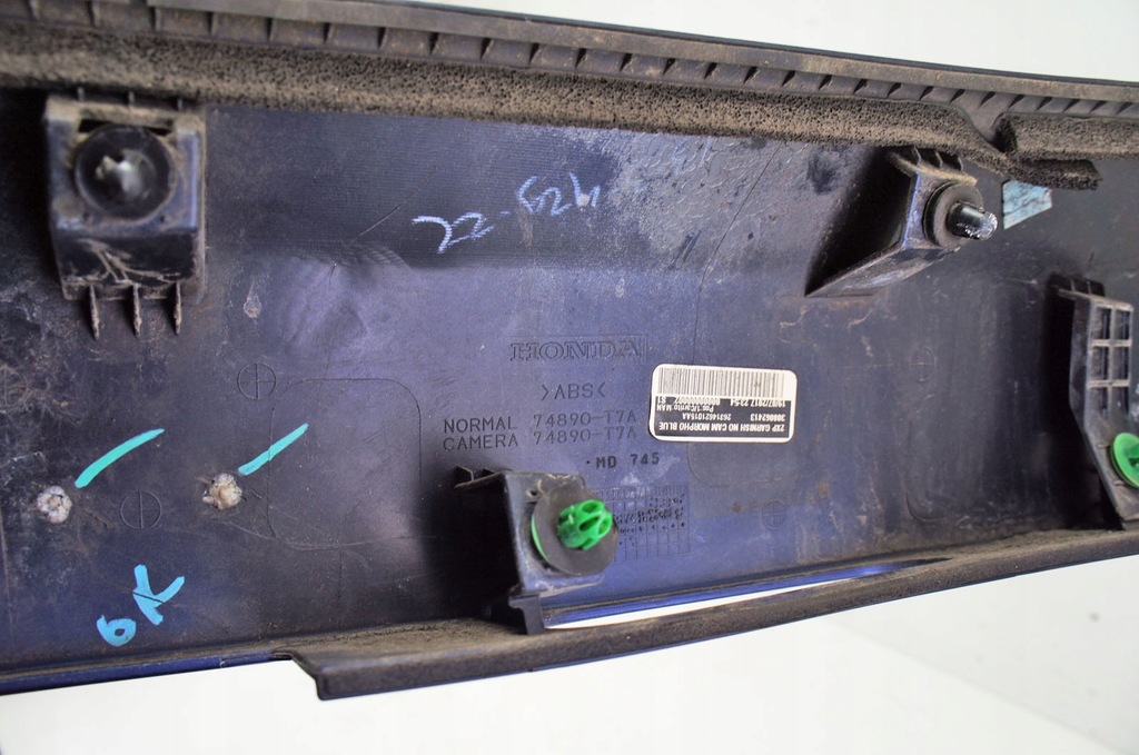 фото №7, Tc279 honda hr-v ii молдинг накладка кришки deep ocean перламутр b594p 74890-t7a