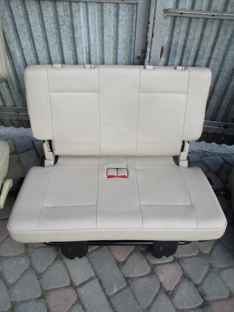 фото №12, Mitsubishi pajero iii 5d 99-06 сидіння заднє сидіння шкіра