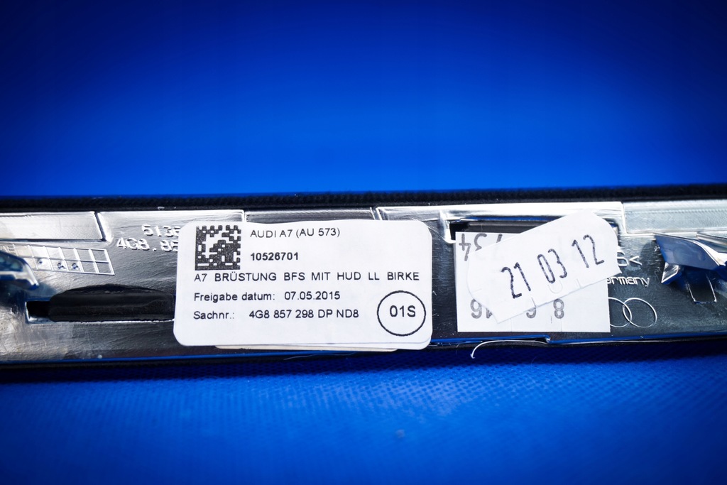 фото №8, Молдинг панели приборной панели audi a7 4g8857298dp nd8