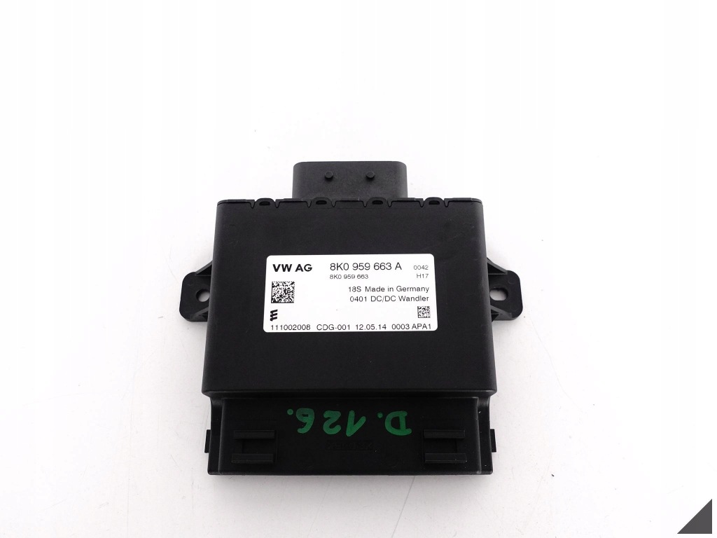 фото №1, Audi a8 s8 4h0 d4 lift 09-17 стабілізатор модуль napęcia 8k0959663a