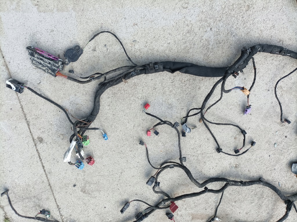 фото №12, Audi q7 15- электропроводка жгут панели консоли usa