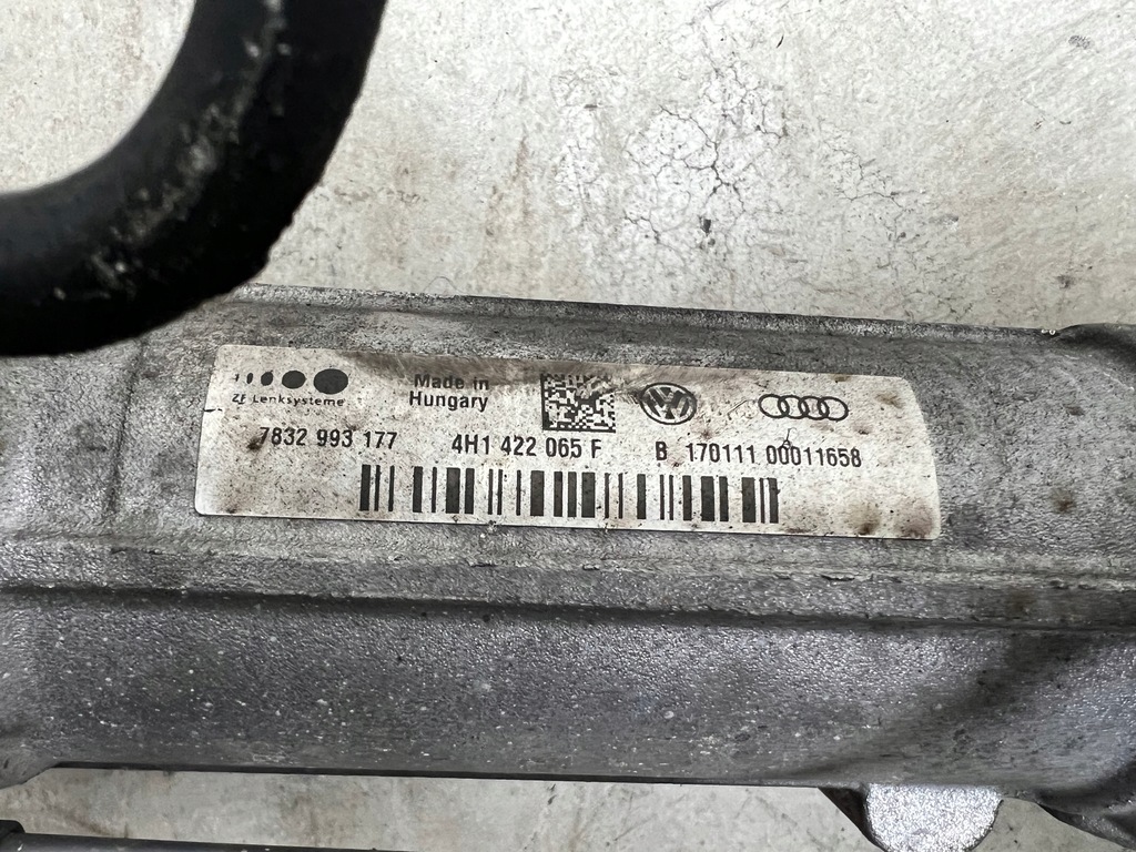 фото №9, Трансмісія рейка рульова audi a8 d4