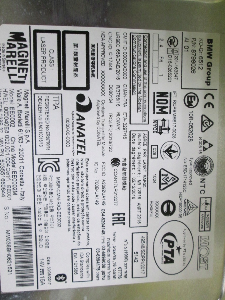 фото №3, Bmw f20 f30 f45 f48 f80 радио головное устройство media 2 8798026