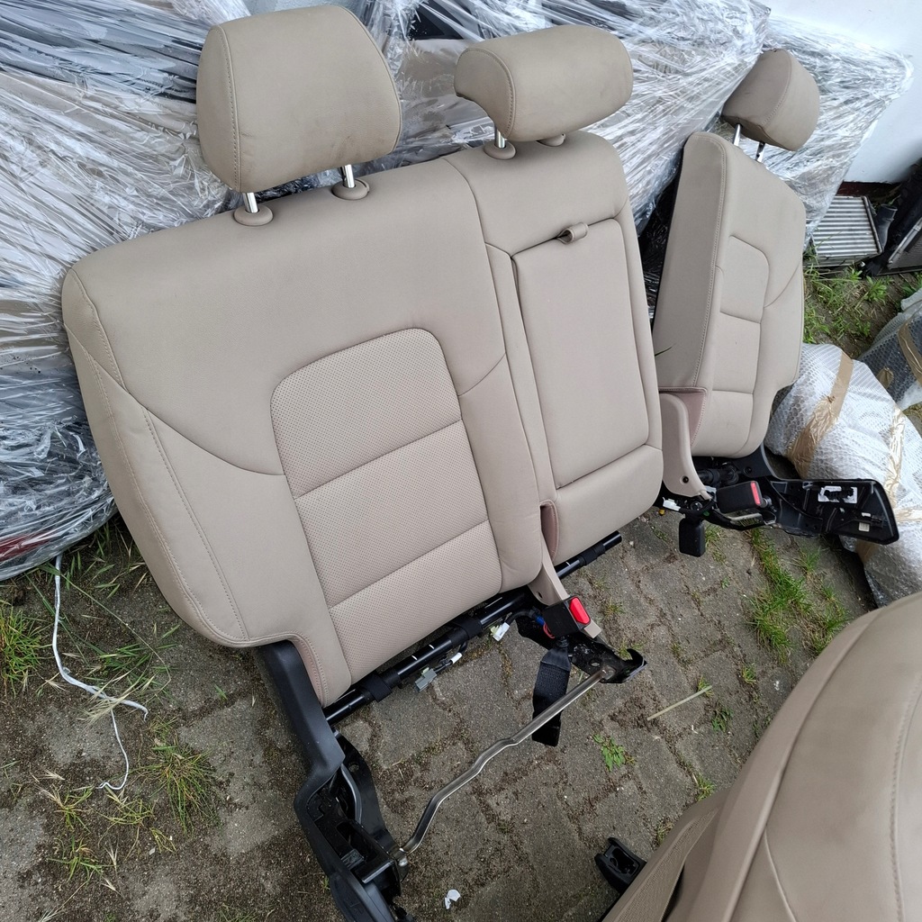 фото №14, Hyundai tucson ii 2 iii 3 15-20 комплект сидений кожа бежевые super состояние