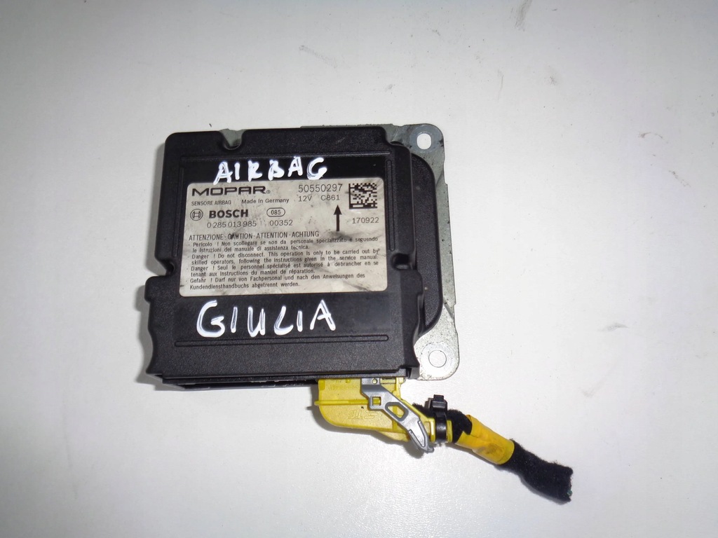 фото №1, Alfa giulia датчик модуль подушка безпеки подушок 18r