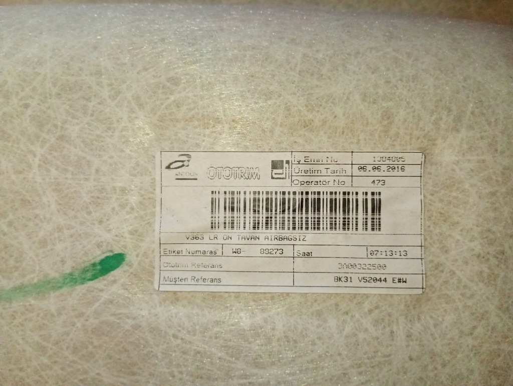 фото №8, Стеля комплектна ford transit mk8 !!! ładna !!! полиця лампа 2014-