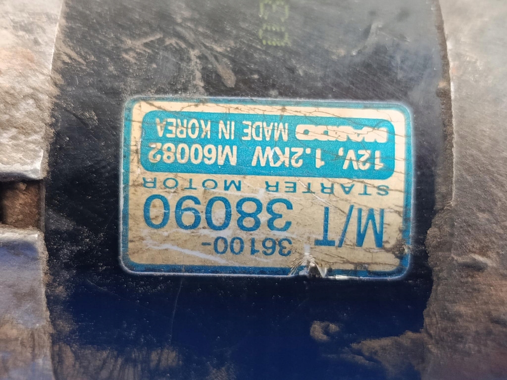 фото №5, Hyundai santa fe i 2.4 145km стартер 36100-38090 mando test