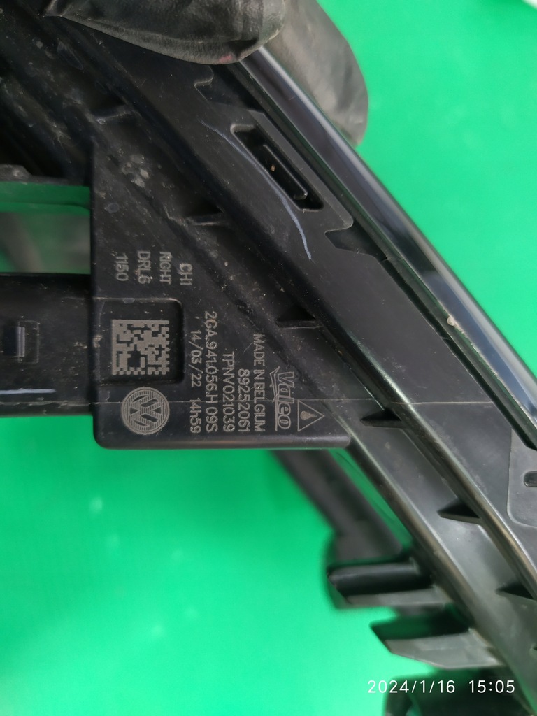 фото №9, Противотуманная фара правый led drl поворотник vw t-roc lift 2ga941056