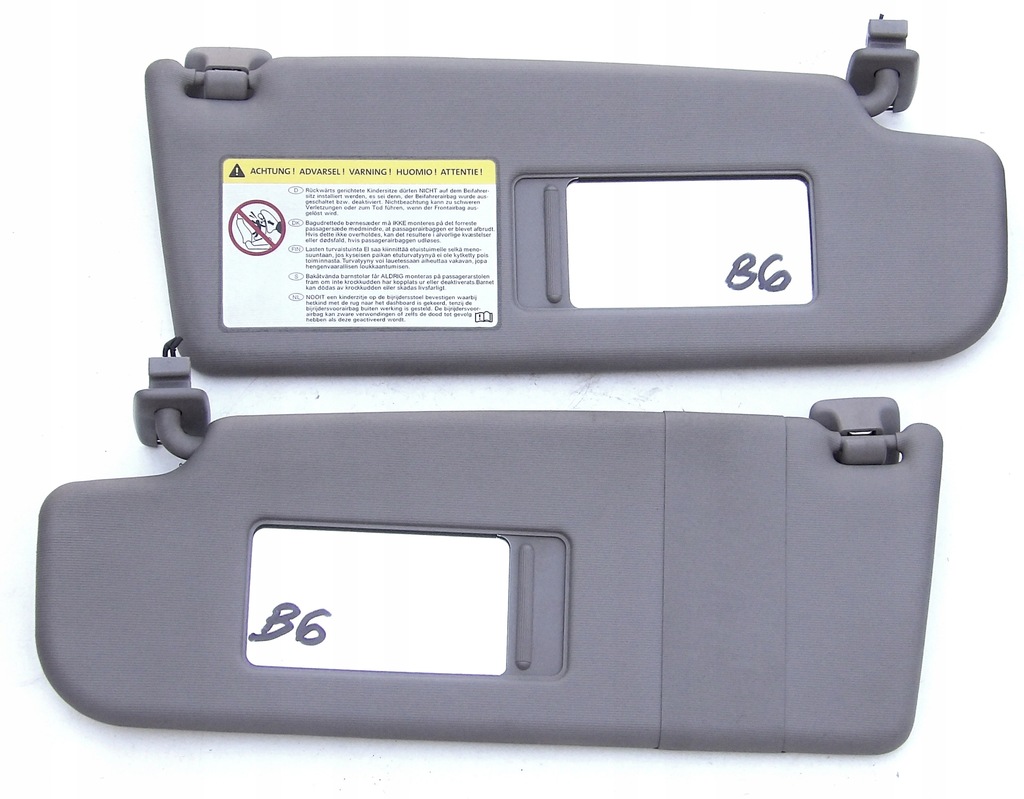 фото №1, Vw passat b6 защита козырёк солнцезащитный левый правый