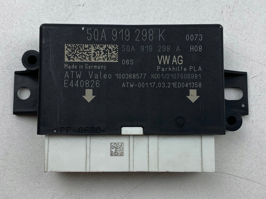 фото №1, Vw arteon liftback 2,0 tdi 147kw 2022 r модуль блок керування pdc 5qa919298k