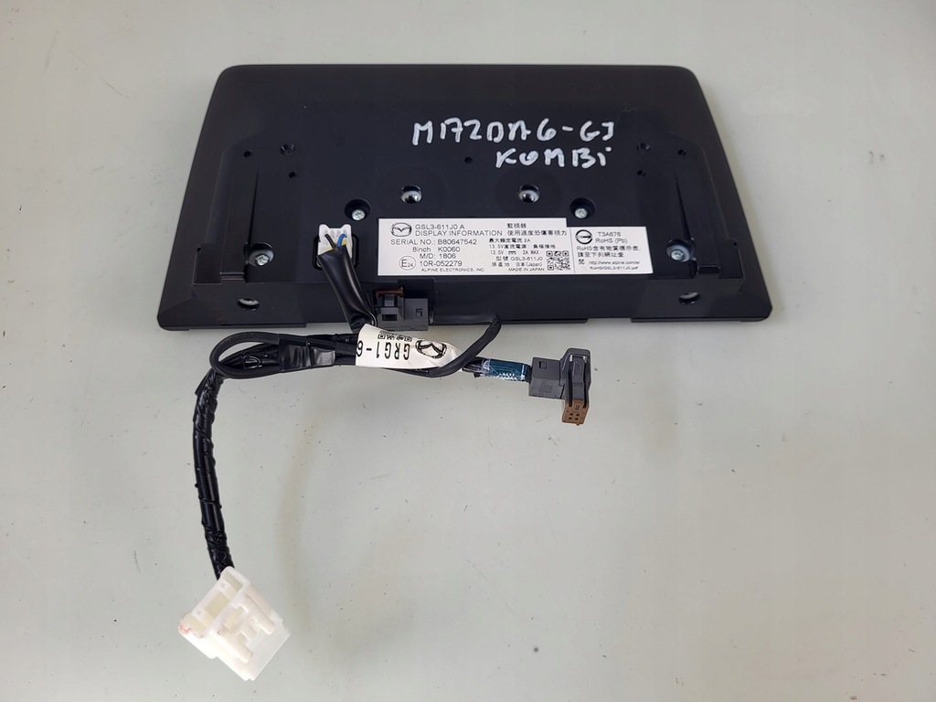 фото №9, Mazda 6 iii gl gj lift экран монитор дисплей радио навигации od 18r-