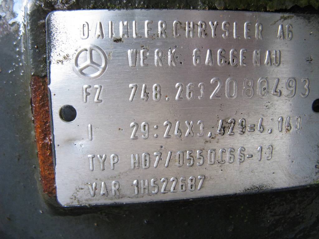 фото №6, Mb actros mp1 mp2 mp3 hl7 hd7 29:24 8x8 8x4 6x6 6x4 міст мости na редуктор