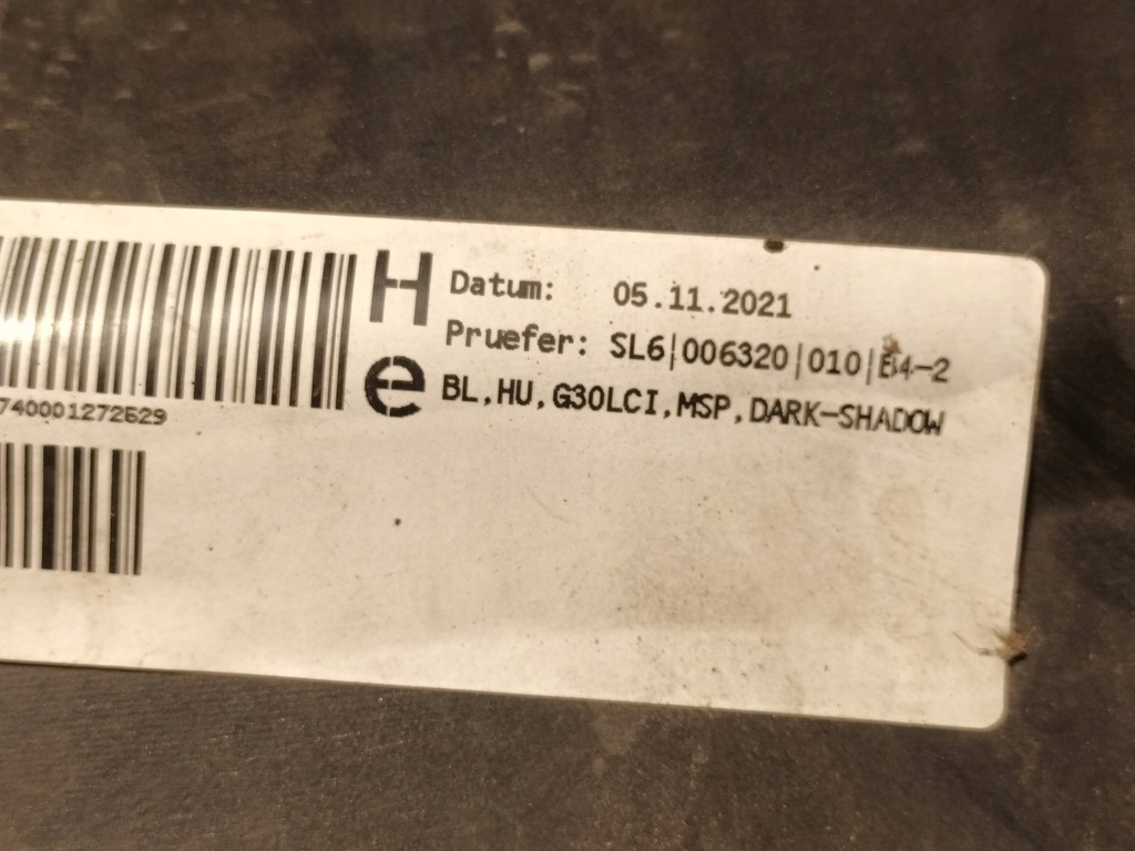 фото №9, Диффузор задняя bmw 5 g30 lift m-pakiet спойлер накладка-спойлер